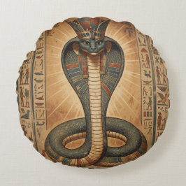 Wadjet – Ägyptische Schlangengöttin´7 ラウンドクッション