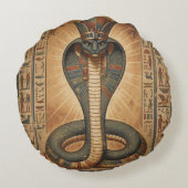 Wadjet – Ägyptische Schlangengöttin´7 ラウンドクッション (裏面)