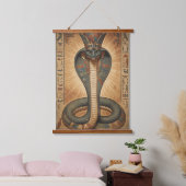 Wadjet – Ägyptische Schlangengöttin´7 吊り下げ型タペストリー (寝室)