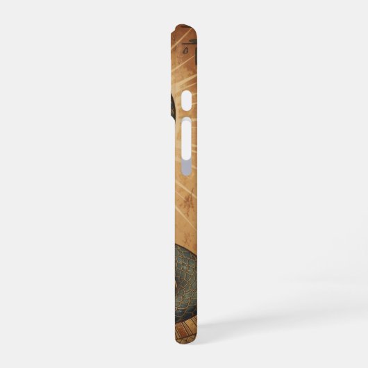 Wadjet – Ägyptische Schlangengöttin´7 iPhone 16ケース (左側面)