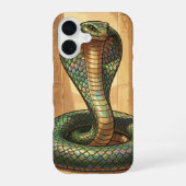 Wadjet – Ägyptische Schlangengöttin iPhone 16ケース (裏面)