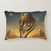 Wadjet – Egyptian Cobra Goddess アクセントクッション (正面)