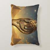 Wadjet – Egyptian Cobra Goddess アクセントクッション (正面(垂直))