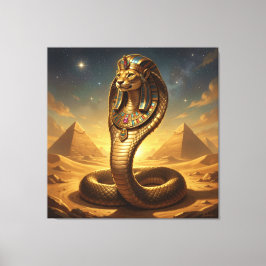 Wadjet – Egyptian Cobra Goddess キャンバスプリント