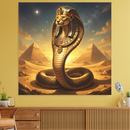 Wadjet – Egyptian Cobra Goddess キャンバスプリント