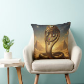 Wadjet – Egyptian Cobra Goddess クッション (椅子)