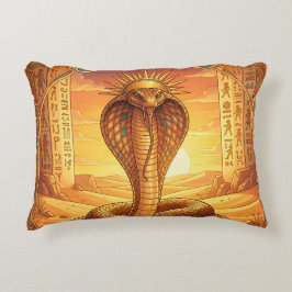 Wadjet – Egyptian Cobra Goddess´1 アクセントクッション