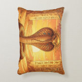 Wadjet – Egyptian Cobra Goddess´1 アクセントクッション (正面(垂直))