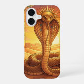 Wadjet – Egyptian Cobra Goddess´1 iPhone 16ケース (裏面)