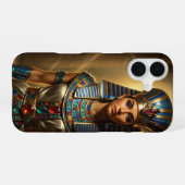 Wadjet – Egyptian Cobra Goddess´2 iPhone 16ケース (裏面横)