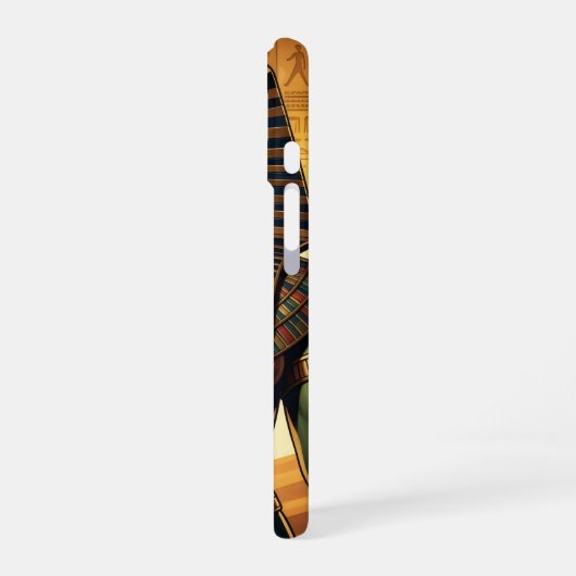 Wadjet – Egyptian Cobra Goddess´4 iPhone 16ケース (左側面)