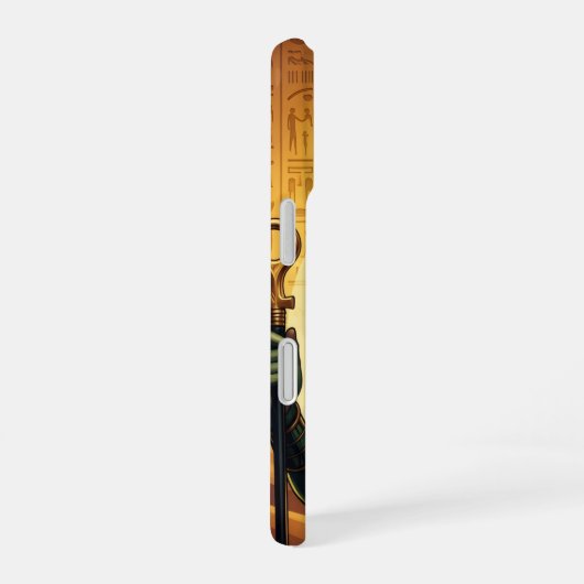 Wadjet – Egyptian Cobra Goddess´4 iPhone 16ケース (右側面)