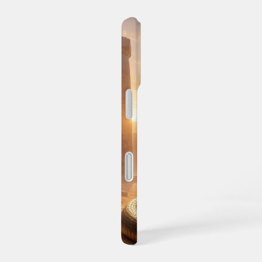 Wadjet – Egyptian Cobra Goddess´5 iPhone 16ケース (右側面)