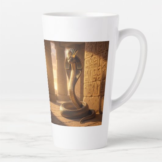 Wadjet – Egyptian Cobra Goddess´6 カフェラテマグ (右)