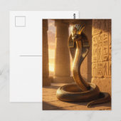 Wadjet – Egyptian Cobra Goddess´6 ポストカード (正面/裏面)