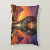 Wadjet – Egyptian Cobra Goddess´7 アクセントクッション (裏面(縦))