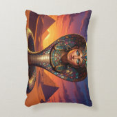 Wadjet – Egyptian Cobra Goddess´7 アクセントクッション (正面(垂直))