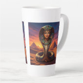 Wadjet – Egyptian Cobra Goddess´7 カフェラテマグ (右アングル)