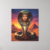 Wadjet – Egyptian Cobra Goddess´7 キャンバスプリント (正面)