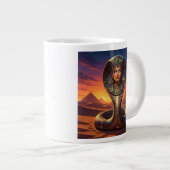 Wadjet – Egyptian Cobra Goddess´7 ジャンボコーヒーマグカップ (正面右)