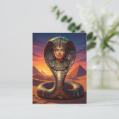 Wadjet – Egyptian Cobra Goddess´7 ポストカード (スタンド正面)