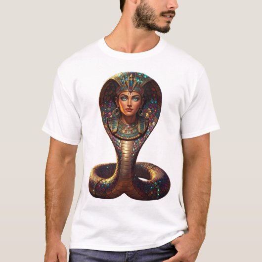 Wadjet – Egyptian Cobra Goddess´7 Tシャツ (正面)