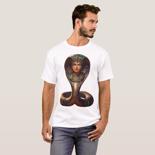 Wadjet – Egyptian Cobra Goddess´7 Tシャツ (正面フル)