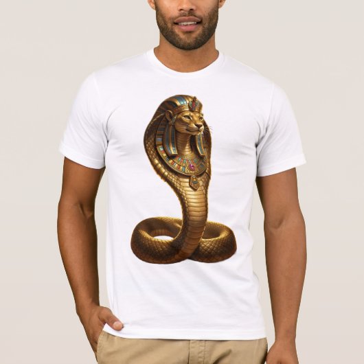 Wadjet – Egyptian Cobra Goddess Tシャツ (正面)