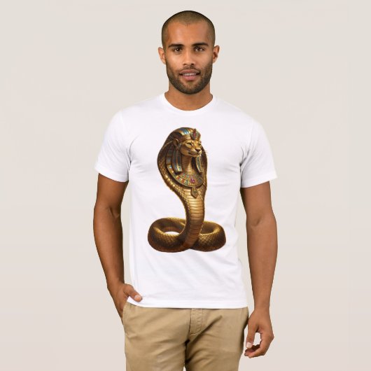 Wadjet – Egyptian Cobra Goddess Tシャツ (正面フル)