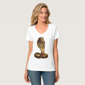 Wadjet – Egyptian Cobra Goddess Tシャツ (正面フル)