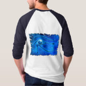 WADJET、EYE OF HORUS Egyptian 3/4袖シャツ Tシャツ (裏面)