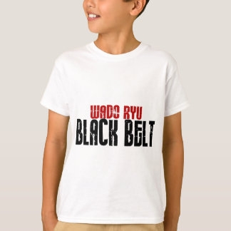 Wado Ryuの黒帯の空手 Tシャツ