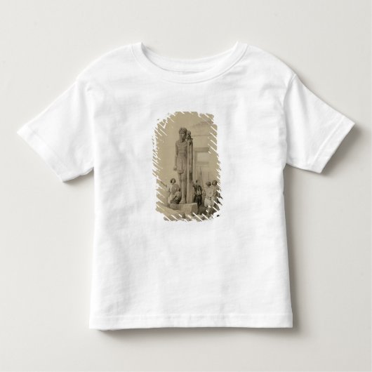 Wady Sabonaの寺院の前の大国 トドラーTシャツ (正面)