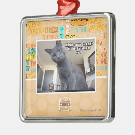 Wadyaの平均は「助け」を得ますか。 メタルオーナメント (左)