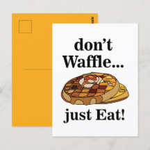 Waffle Dessert Food Funny 
