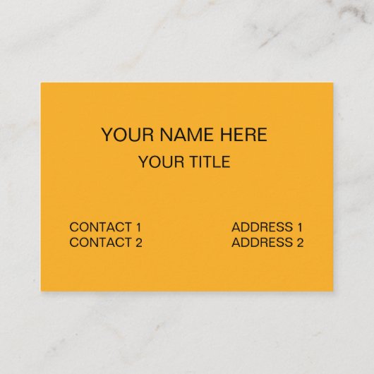 Waffle Food Restaurant Funny 名刺 (裏面)