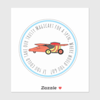 Waffle+Mochi- Magicart-Vinyl Sticker シール