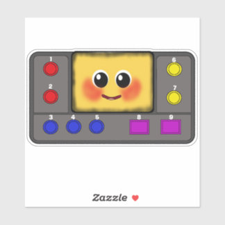 Waffle+Mochi-Magicartscreen-Vinyl Sticker シール