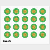 Waffle Turtles sticker ラウンドシール (シート)