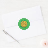 Waffle Turtles sticker ラウンドシール (封筒)
