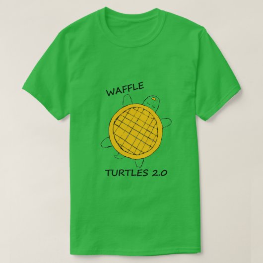 Waffle Turtles Tシャツ (デザイン正面)