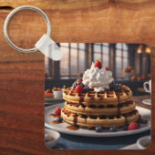 Waffles キーホルダー (正面)
