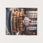 Waffles タペストリー (正面(横))