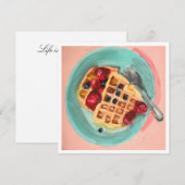 Waffles and Berries (正面/裏面)