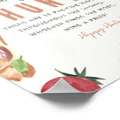 Waffles Coffee Fruits Baby Brunch Pacifier Hunt ポスター (角)