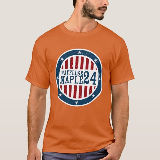 Waffles & Maple 24 Tシャツ (正面)