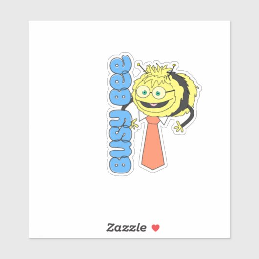 Waffles+Mochi-Busy Bee Vinyl Sticker シール (シート)