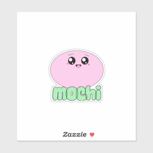 Waffles+Mochi-Just Mochi-Vinyl Sticker シール (シート)