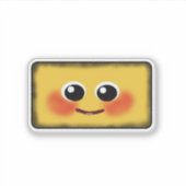 Waffles + Mochi-Magicart Screen- Vinyl Sticker シール (正面)