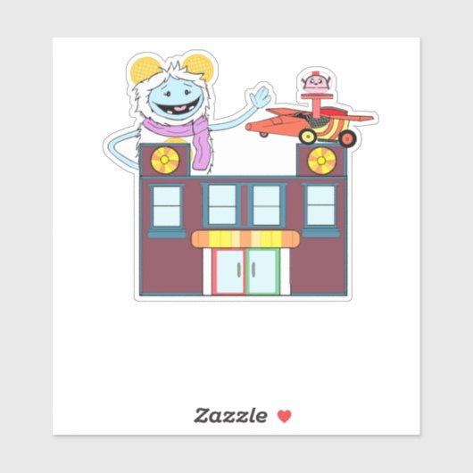 Waffles + Mochi-Vinyl Sticker シール (シート)